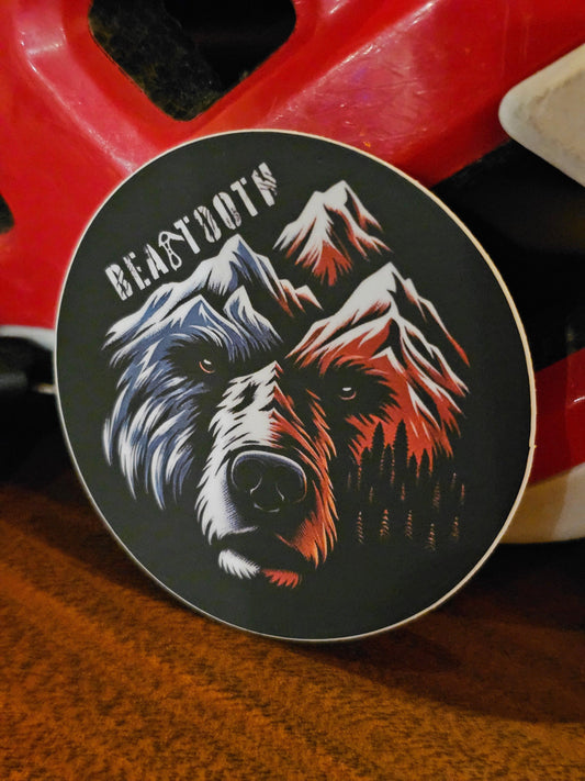 Sticker - The Beartooth Bear - Beartooth Alpine Equipment